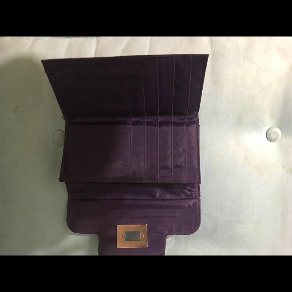 ICING purple leather purse and wallet - Picture 3 of 8